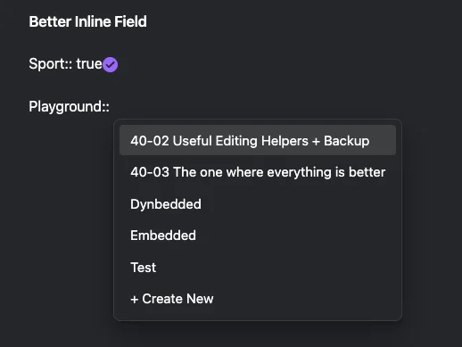 Better Inline Field - Note Suggester