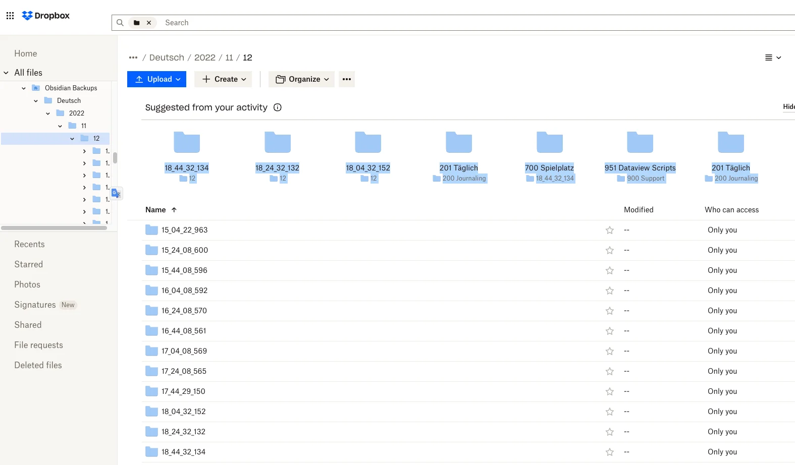 Aut-O-Backups in Dropbox