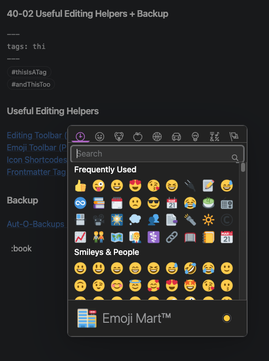 Emoji Toolbar