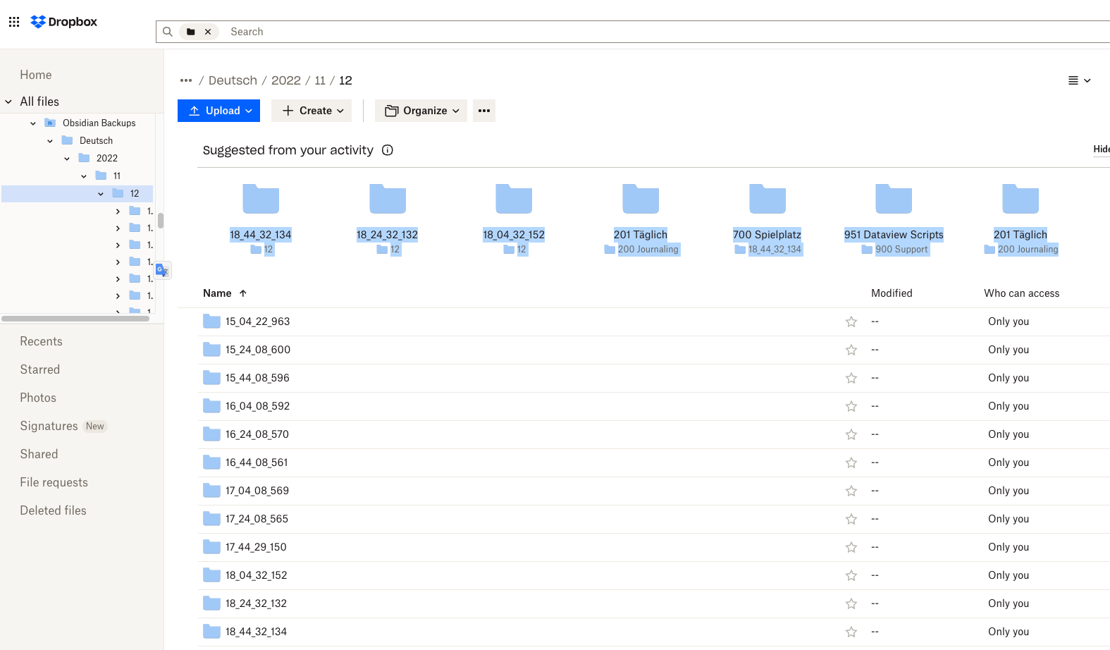 Aut-O-Backups in Dropbox