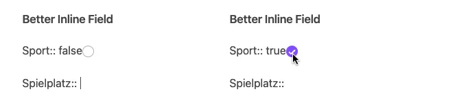 Better Inline Field - Checkboxen