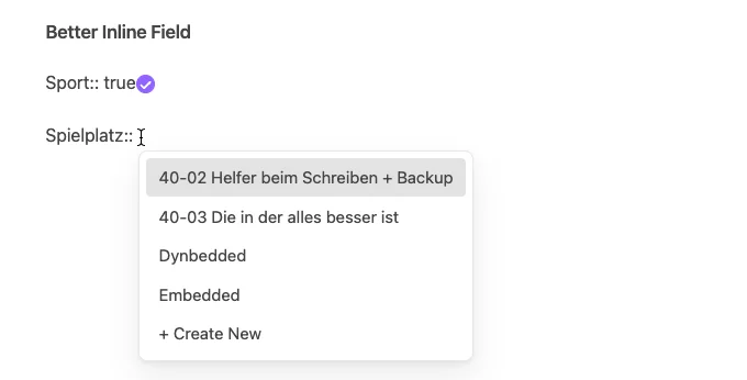 Better Inline Field - Note Suggester