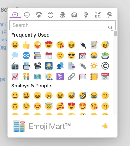 Emoji Toolbar