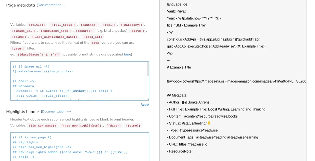 Page Metadata